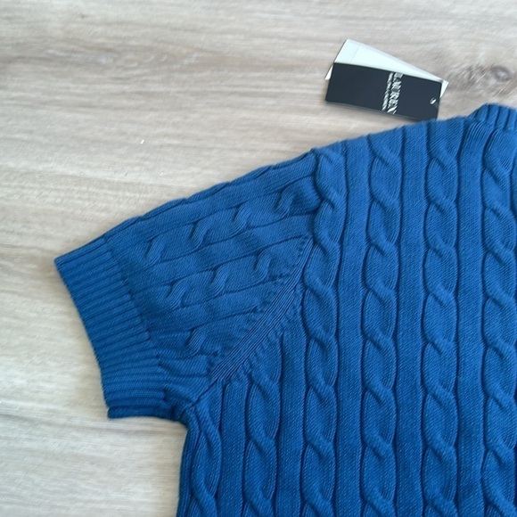 LAUREN RALPH LAUREN
Women's Embroidered Cable-Knit Sweater - Picture 8 of 8